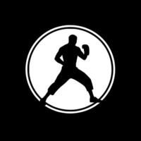 Mma, Black and White illustration vector