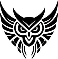 Owl - Minimalist and Flat Logo - illustration vector