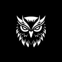 Owl, Minimalist and Simple Silhouette - illustration vector