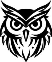 Owl - Minimalist and Flat Logo - illustration vector