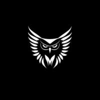 Owl - Minimalist and Flat Logo - illustration vector