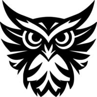 Owl - Minimalist and Flat Logo - illustration vector