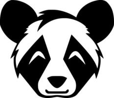 Panda, Minimalist and Simple Silhouette - illustration vector