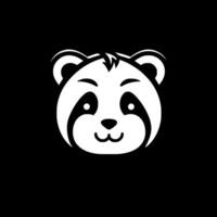 panda, negro y blanco ilustración vector