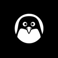 pingüino, minimalista y sencillo silueta - ilustración vector