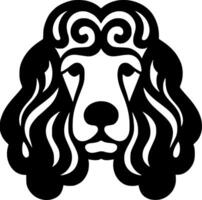 Poodle Dog - Minimalist and Flat Logo - illustration vector