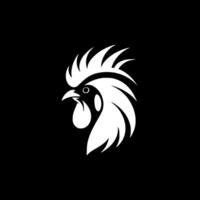 Rooster, Minimalist and Simple Silhouette - illustration vector