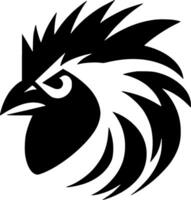 Rooster, Minimalist and Simple Silhouette - illustration vector