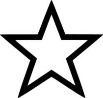 Star, Black and White illustration vector