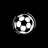 fútbol, minimalista y sencillo silueta - ilustración vector