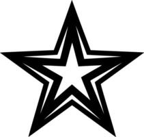 estrella - minimalista y plano logo - ilustración vector