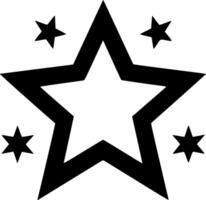 estrellas - minimalista y plano logo - ilustración vector