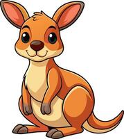 Cartoon Kangaroo Animal illustration vector