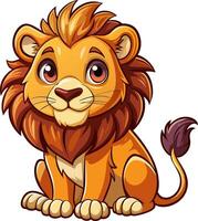 Cartoon Lion Animal illustration vector