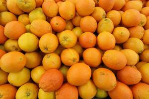 Fruits and vegetables are sold at a bazaar in Israel. photo