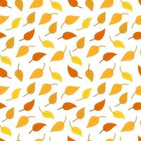 Autumn leaves pattern design vector