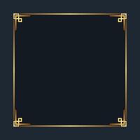 Royal golden frame luxury background with text space vector