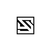 Alphabet Initials logo GY, YG, G and Y vector