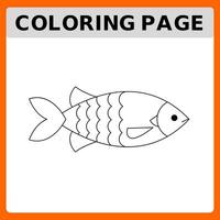 animales colorante página aislado en blanco antecedentes. para niños colorante libro. vector