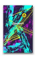 Abstract design template, suitable for jersey design, background, poster. vector
