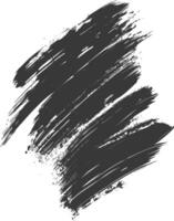 Silhouette brush stroke black color only vector