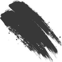 silueta cepillo carrera negro color solamente vector