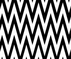 Zig Zag lines pattern. Black wavy line on white background. Abstract wave, illustration vector