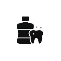 Mouthwash icon isolated on white background vector