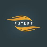 futurista logo diseño modelo. ilustración para tu negocio. vector