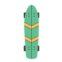 Skateboard. Urban culture and sport vector