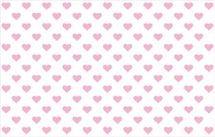 Pink hearts illustration on a white background design vector