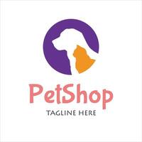 pet shop logo design vector