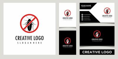 Pest Control icon Logo Template, Insect Design vector