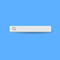 Search bar design element. Search Bar for UI. vector