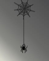 cobweb spooky background nets frame wall sticker. black spider. vector