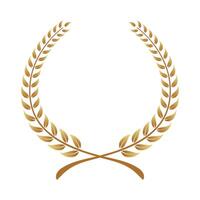 Golden Laurel Wreath for the winner vector