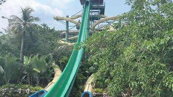 Water park attractions games various sculptures entertainment Phu Quoc, Vietnam Take a cable car to another island Amusement Park Largest and Most Modern Recreational Theme Park in Southern Vietnam video