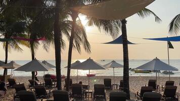 Paradies Strände von fukuoka phu quoc sonasea Strand. Palme Bäume Meer Sonnenuntergang indisch Ozean Luxus Ferien in der Nähe von Hotels. Reise Reise Agentur Ziel Schönheit von Natur sich ausruhen Entspannung video