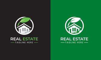 Home icon. House symbol, building logo, real-estate with bird, leaf building illustration design vector