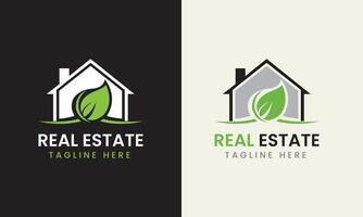 Home icon. House symbol, building logo, real-estate with bird, leaf building illustration design vector