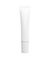 maqueta de tubo realista. tubo de plástico blanco para plantilla de pasta de dientes, crema, gel y champú para medicina o cosmética ilustración 3d png