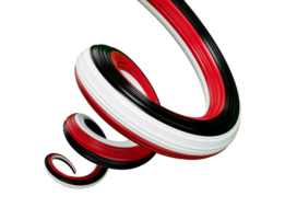 Syria flag ribbon 3d illustration png