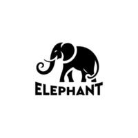 elephant outline illustration vector