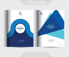 Corporate Business Proposal Cover Design Template vector