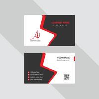 corporativo negocio tarjeta y creativo moderno estilos negocio tarjeta diseño modelo gratis vector