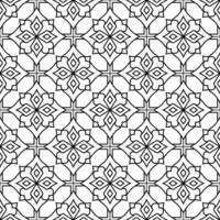 luxury black seamless geometric pattern vector