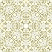 luxury seamless golden pattern decorative style for textile or invitation card template design vector