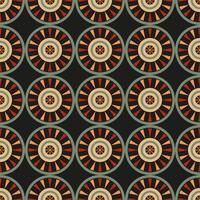 A pattern of circles in various colors and sizes vector