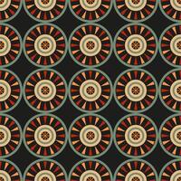A pattern of circles in various colors and sizes vector