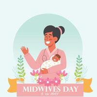 International Day of the Midwife vector
